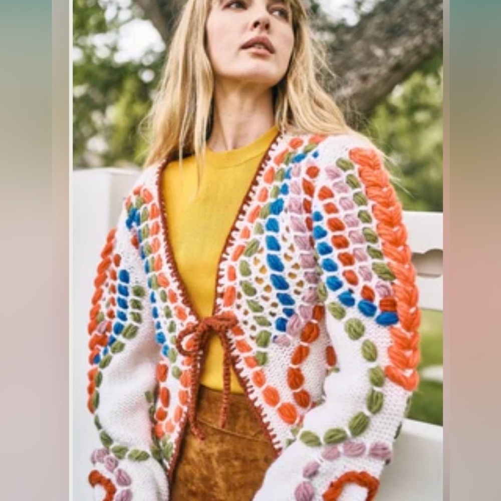 BNWT Hunter Bell Wyatt Crochet Sweater $165